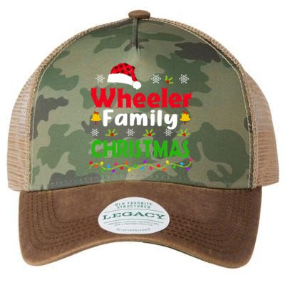 Wheeler Family Christmas Matching Funny Xmas Legacy Tie Dye Trucker Hat