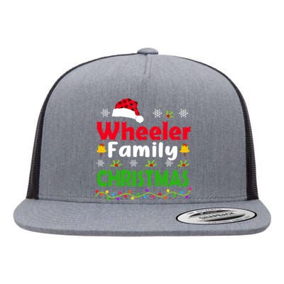 Wheeler Family Christmas Matching Funny Xmas Flat Bill Trucker Hat