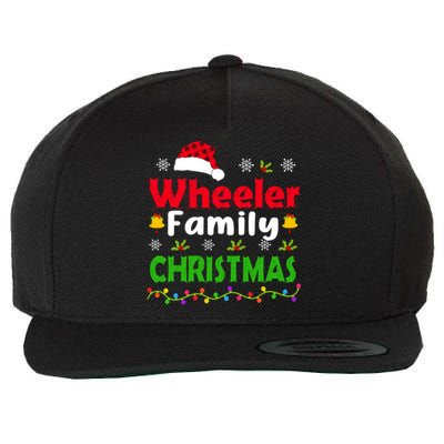 Wheeler Family Christmas Matching Funny Xmas Wool Snapback Cap