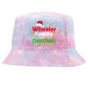 Wheeler Family Christmas Matching Funny Xmas Tie-Dyed Bucket Hat