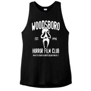 Woodsboro Film Club Scream Movie Ladies PosiCharge Tri-Blend Wicking Tank