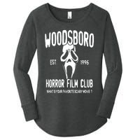 Woodsboro Film Club Scream Movie Women's Perfect Tri Tunic Long Sleeve Shirt