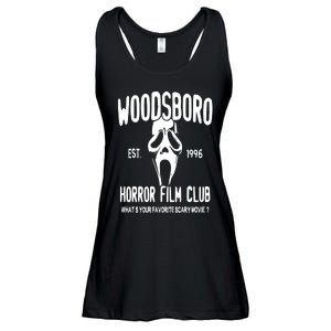 Woodsboro Film Club Scream Movie Ladies Essential Flowy Tank