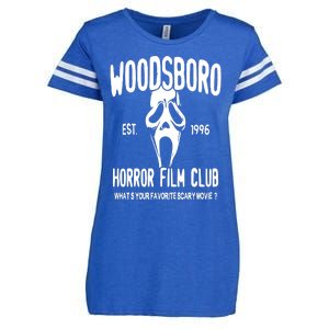 Woodsboro Film Club Scream Movie Enza Ladies Jersey Football T-Shirt