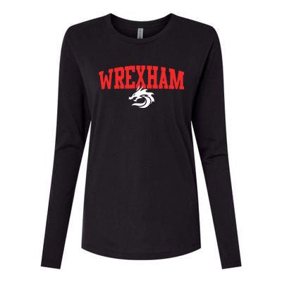 Wrexham Football Club Champion Wale Womens Cotton Relaxed Long Sleeve T-Shirt