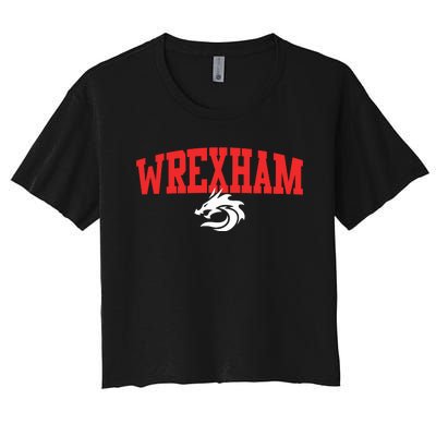 Wrexham Football Club Champion Wale Women's Crop Top Tee