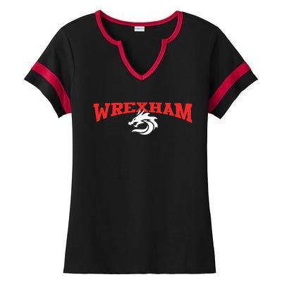 Wrexham Football Club Champion Wale Ladies Halftime Notch Neck Tee