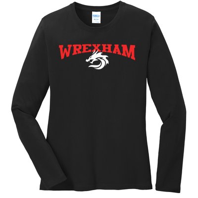 Wrexham Football Club Champion Wale Ladies Long Sleeve Shirt