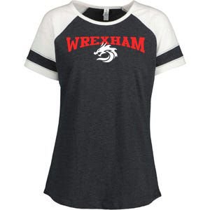 Wrexham Football Club Champion Wale Enza Ladies Jersey Colorblock Tee