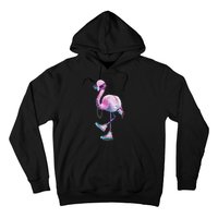 Women Flamingo Chucks And Pearls Funny Voting 2024 Hoodie