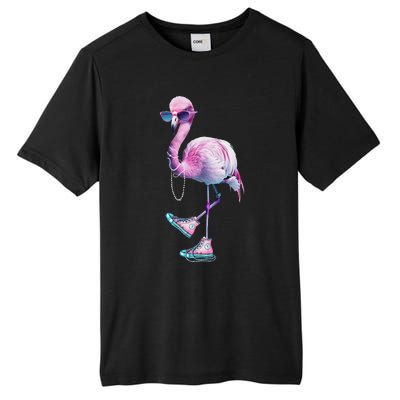 Women Flamingo Chucks And Pearls Funny Voting 2024 Tall Fusion ChromaSoft Performance T-Shirt