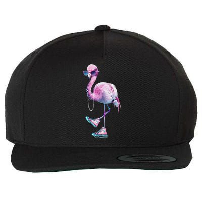 Women Flamingo Chucks And Pearls Funny Voting 2024 Wool Snapback Cap