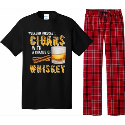 Weekend Forecast Cigars With Chance Of Whiskey Gifts Pajama Set