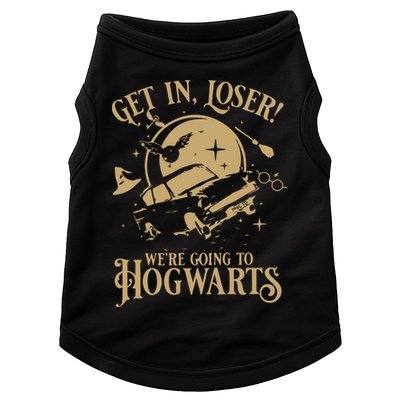Wizard Flying Car Get In Loser Were Going To Hogwart Doggie Tank