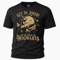 Wizard Flying Car Get In Loser Were Going To Hogwart Cooling Performance Crew T-Shirt