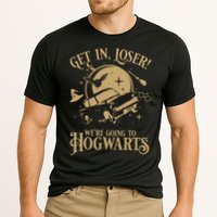 Wizard Flying Car Get In Loser Were Going To Hogwart Cooling Performance Crew T-Shirt