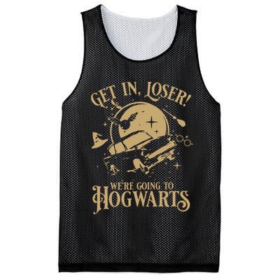 Wizard Flying Car Get In Loser Were Going To Hogwart Mesh Reversible Basketball Jersey Tank