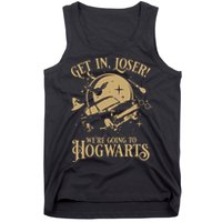 Wizard Flying Car Get In Loser Were Going To Hogwart Tank Top