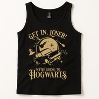 Wizard Flying Car Get In Loser Were Going To Hogwart Tank Top