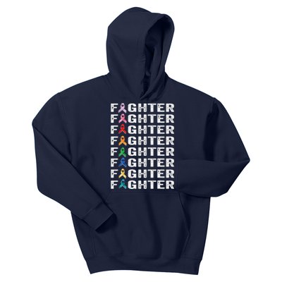 Warrior Fighter Cancer Survivor Awareness World Cancer Day Kids Hoodie