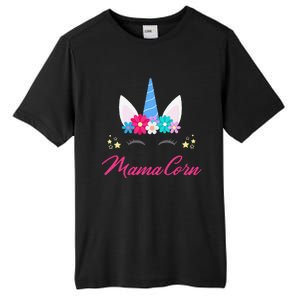 Womens Funny Costume Unicorn Mom Mother's Day Mamacorn Tall Fusion ChromaSoft Performance T-Shirt