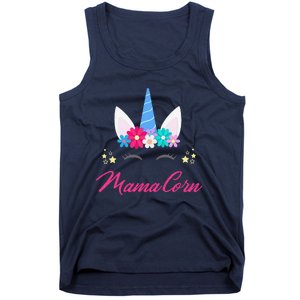 Womens Funny Costume Unicorn Mom Mother's Day Mamacorn Tank Top