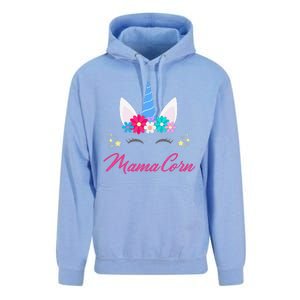 Womens Funny Costume Unicorn Mom Mother's Day Mamacorn Unisex Surf Hoodie