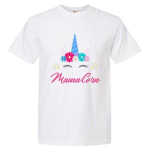 Womens Funny Costume Unicorn Mom Mother's Day Mamacorn Garment-Dyed Heavyweight T-Shirt