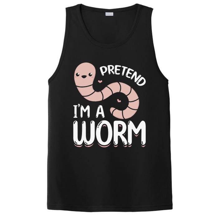 Worm Farm Cute Worm Composting Worm Lover Pretend I'm A Worm PosiCharge Competitor Tank