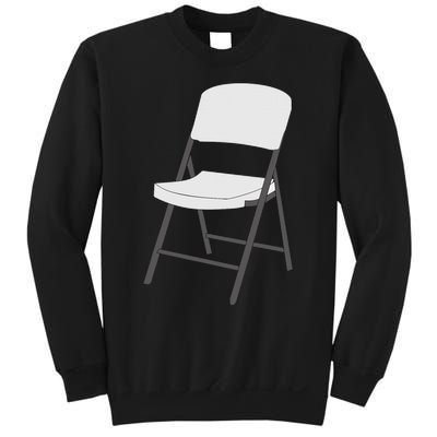 White Folding Chair Sweatshirt