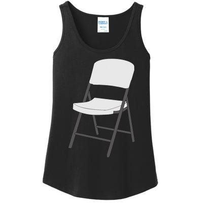 White Folding Chair Ladies Essential Tank