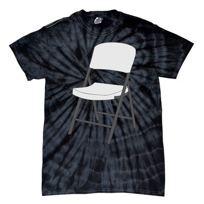 White Folding Chair Tie-Dye T-Shirt