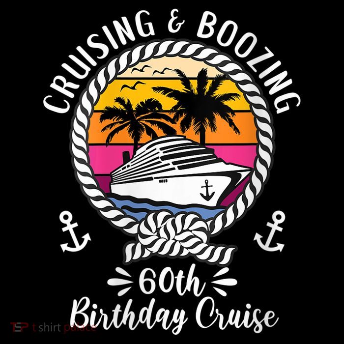 WoM.e.ns Funny Cruise Ship Cruising and Boozing 60th Birthday Cruise V-Neck Flatbill Hat