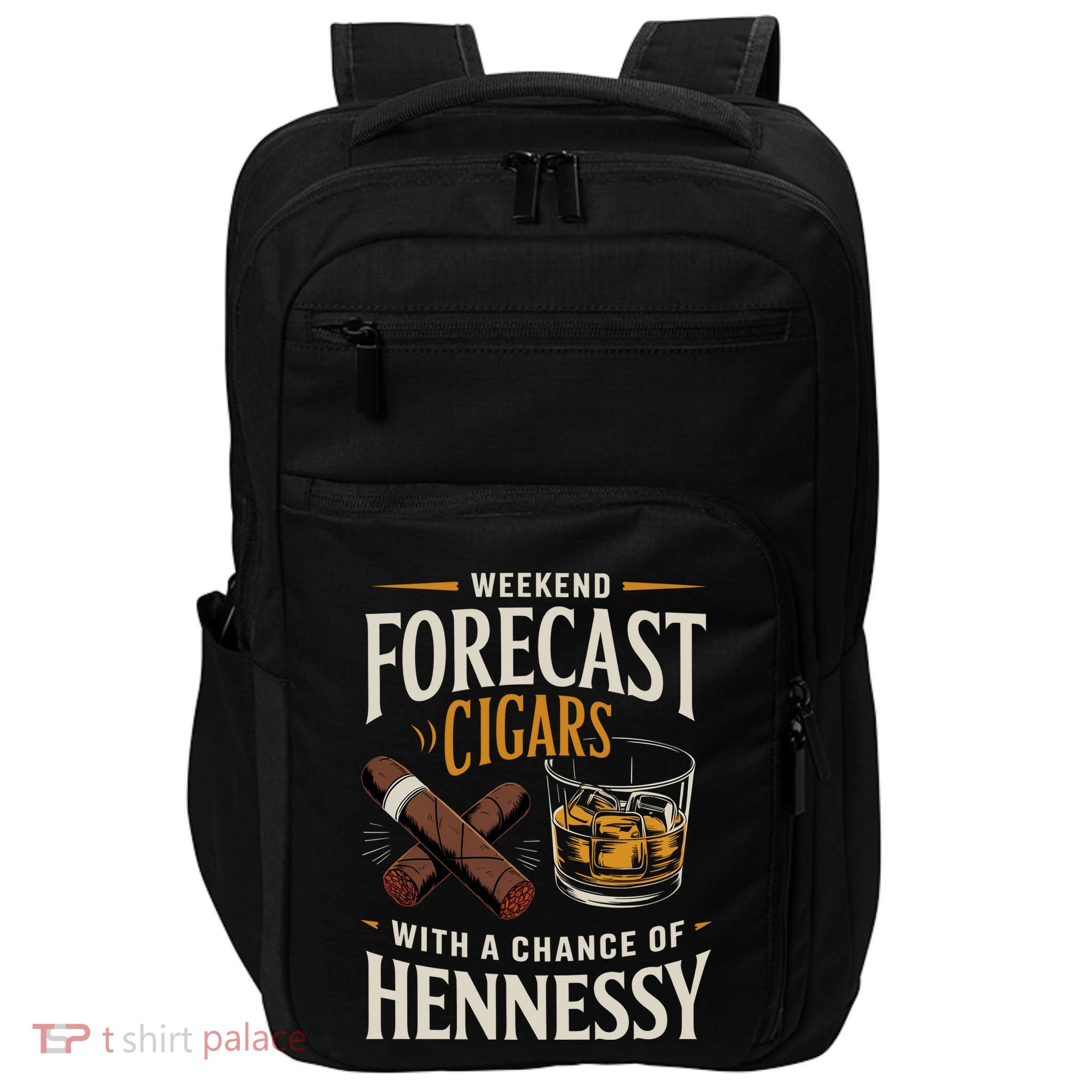 Weekend Forecast Cigars And Hennessy Cigar Life Impact Tech Backpack
