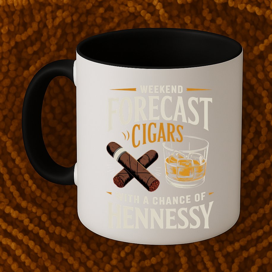Weekend Forecast Cigars And Hennessy Cigar Life Mug