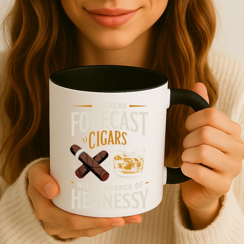 Weekend Forecast Cigars And Hennessy Cigar Life Mug