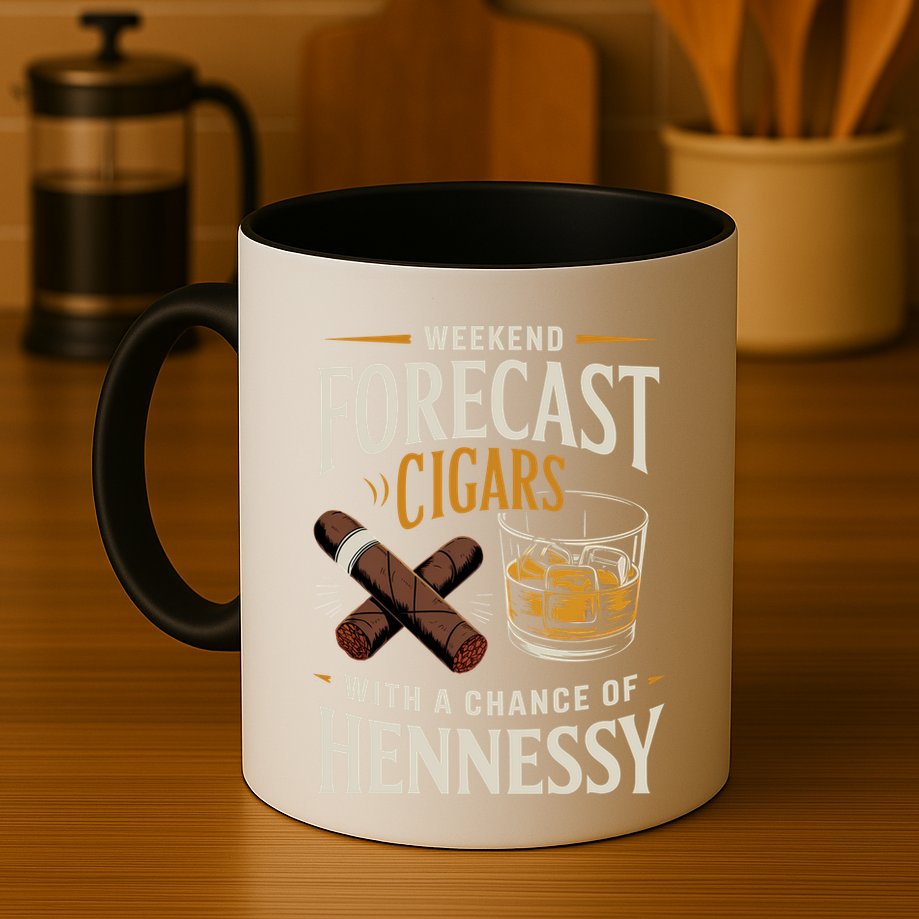 Weekend Forecast Cigars And Hennessy Cigar Life Mug