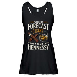 Weekend Forecast Cigars And Hennessy Cigar Life Ladies Essential Flowy Tank