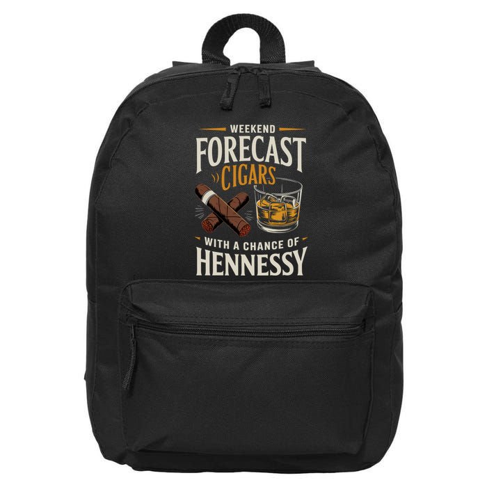 Weekend Forecast Cigars And Hennessy Cigar Life 16 in Basic Backpack