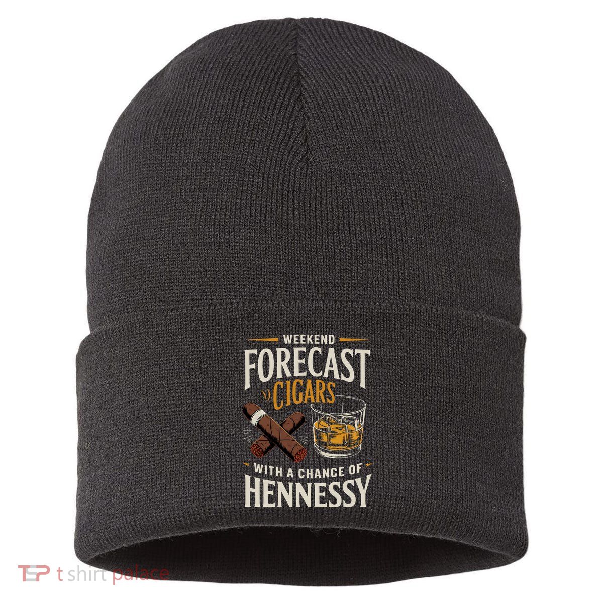 Weekend Forecast Cigars And Hennessy Cigar Life Sustainable Knit Beanie