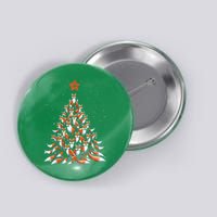 Women Fox Christmas Tree Fox Xmas Tree Gift Button