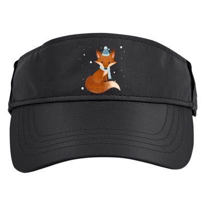 Winter Fox Cute Adult Drive Performance Visor