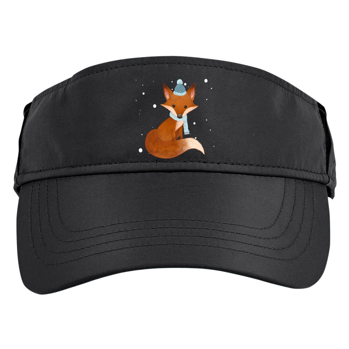 Winter Fox Cute Adult Drive Performance Visor