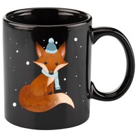 Winter Fox Cute 11oz C Handle Ceramic Mug