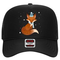 Winter Fox Cute Trucker Hat