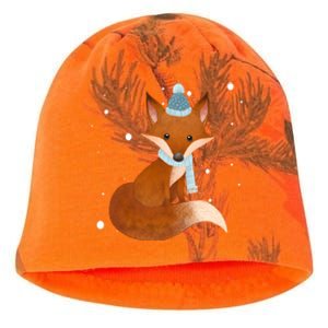 Winter Fox Cute Kati - Camo Knit Beanie