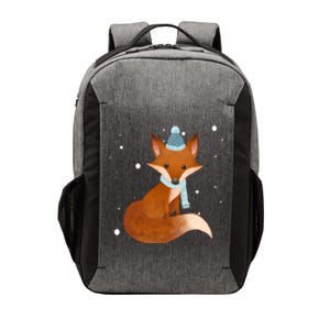 Winter Fox Cute Vector Backpack