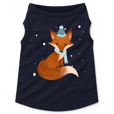 Winter Fox Cute Doggie Tank