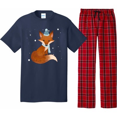 Winter Fox Cute Pajama Set