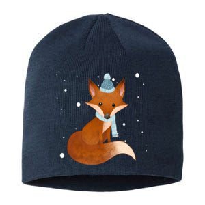 Winter Fox Cute Sustainable Beanie